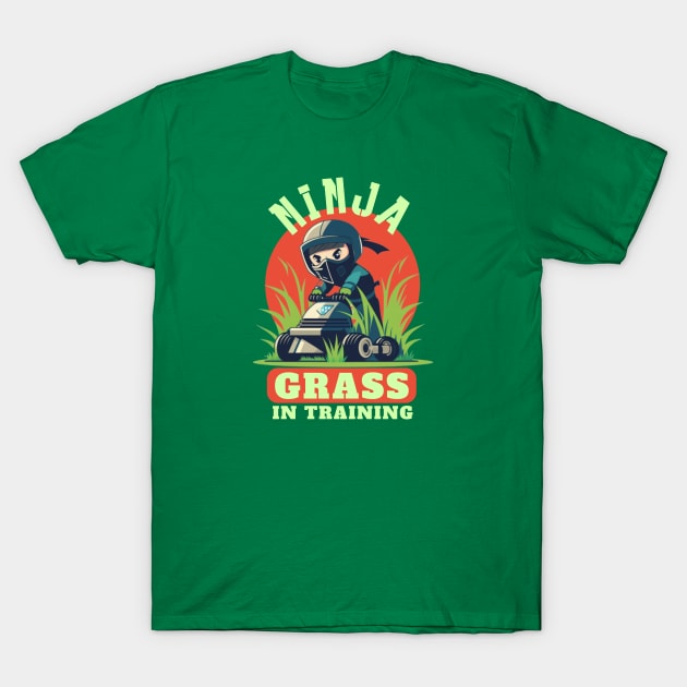 Ninja Grass In Training T-Shirt by ChasingTees